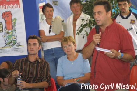 Débat avec M.G.B et J.M Coppolla au Stand des Bouc